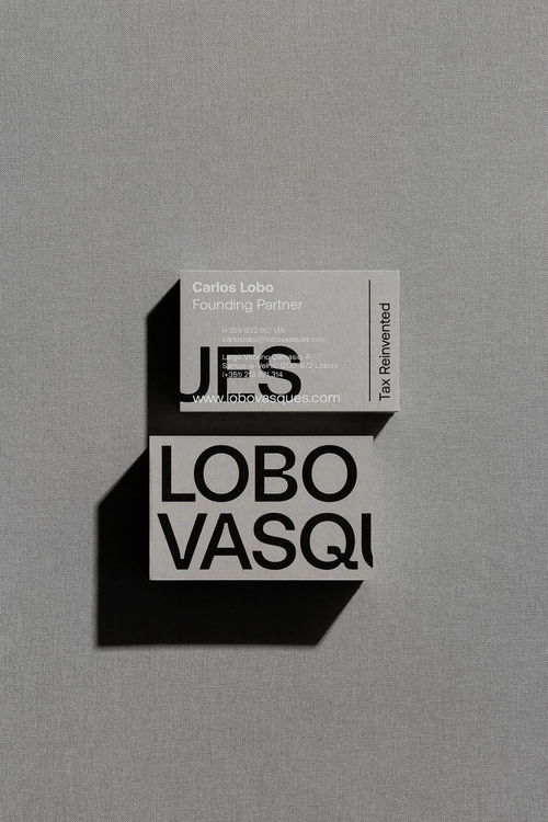 平面设计 lobo vasques 精品律师事务所品牌形象设计
